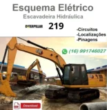 Esquema Elétrico Caterpillar 219 - Escavadeira