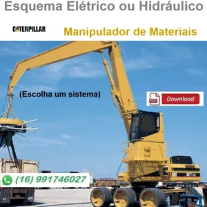 Esquema Elétrico ou Hidráulico Caterpillar W345C MH - Manipulador