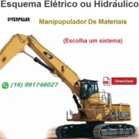 Esquema Elétrico ou Hidráulico Caterpillar MH3295 - Manipulador