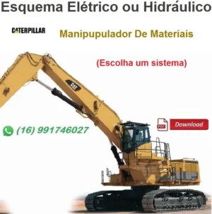 Esquema Elétrico ou Hidráulico Caterpillar MH3295 - Manipulador