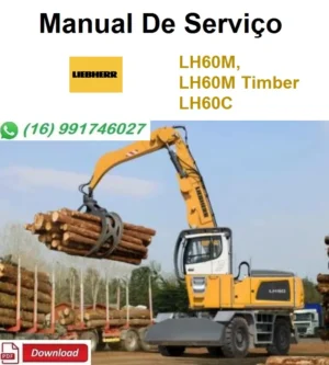 Manual de Serviço Liebherr LH60M, LH60M Timber, LH60C - Tier 4i