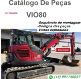 Catálogo De Peças Yanmar VIO80 / Mini Escavadeira