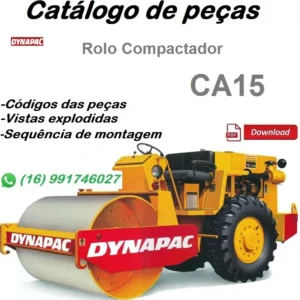 Catálogo De Peças Dynapac CA15 - Rolo Compactador