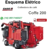 Esquema Elétrico Case Coffe 200 - Colhedora De Café