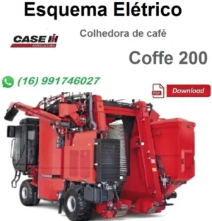 Esquema Elétrico Case Coffe 200 - Colhedora De Café