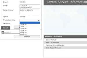 Alternative view of Manual De Serviço Toyota Corolla, Altis 2016