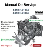 Manual De Serviço Motor Mwm -Sprint 4.07TCE, 4.08TCE