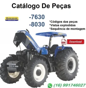 Catálogo De Peças New Holland 7630, 8030 - Trator