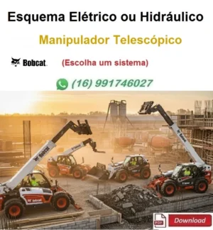 Esquema Elétrico ou Hidráulico Bobcat - TR50210 - Manipulador Telescópico
