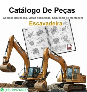 Catálogo de Peças Escavadeira Case - CX800B