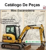 Catálogo de Peças Caterpillar - 301.4C - Mini Escavadeira
