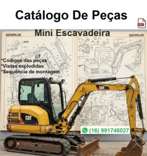 Catálogo de Peças Caterpillar - 301.4C - Mini Escavadeira