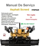 Manual de Serviço Caterpillar - AS2252C - Asphalt Screed