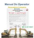 Manual do Operador Hyundai - R80-7A / Escavadeira Compacta