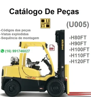 Catálogo de Peças Hyster (U005) H80FT, H90FT, H100FT, H110FT, H120FT