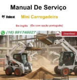 Manual de Serviço Bobcat - S450 - Mini Carregadeira