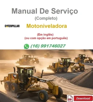 Manual de Serviço Caterpillar - 163H - Motoniveladora