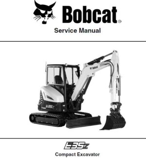 Alternative view of Manual de Serviço Bobcat E35Z - Mini Escavadeira