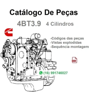 Catálogo de Peças Motor Cummins - 4BT3.9