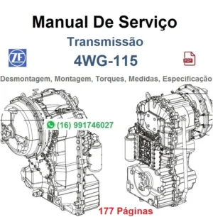 Manual De Serviço Transmissão ZF 4WG-115 - Ergopower