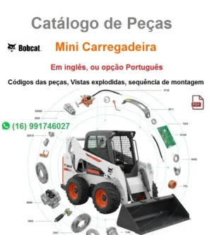 Catálogo de peças Bobcat 653 em PDF - Mini Carregadeira