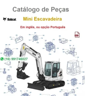 Catálogo de Peças Bobcat - ZX75 - Mini Escavadeira
