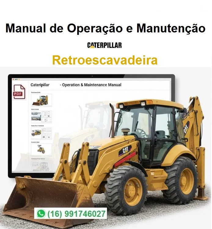 Manual de Operação e Manutenção Caterpillar - 426C - Retroescavadeira