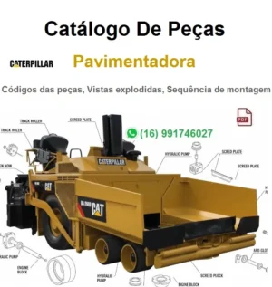 Catálogo de Peças Caterpillar BG-655D / Pavimentadora