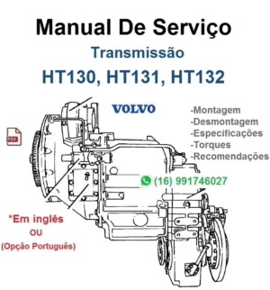 Manual De Serviço Transmissão - Volvo HT130, HT131, HT132