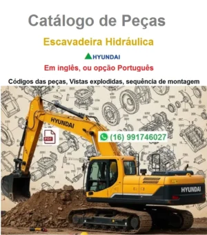 Catálogo De Peças Escavadeira Hyundai - HX220 L
