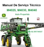 Manual de Serviço Técnico John Deere M4025, M4030, M4040 - Pulverizador