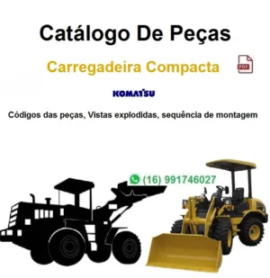 Catálogo de Peças Komatsu WA120L-3 / Carregadeira Compacta