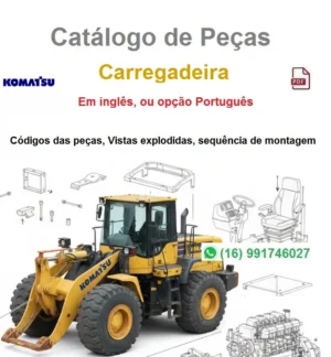 Catálogo de Peças Komatsu WA380-7 / Carregadeira