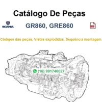 Catálogo de Peças Scania GR860, GRE860 - Caixa De Câmbio