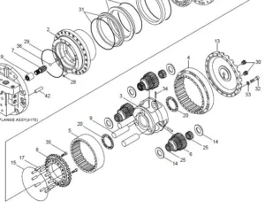 Alternative view of Catálogo De Peças Escavadeira Hyundai - HX220 L