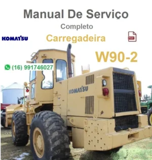Manual de Serviço Komatsu W90-2 / Carregadeira