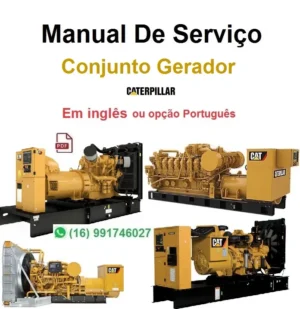 Manual de Serviço Conjunto Gerador Caterpillar - G3520E