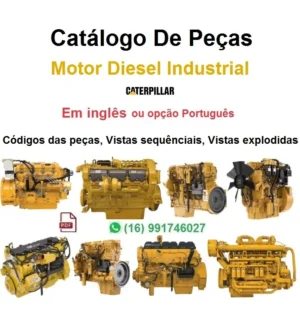 Catálogo de Peças Motor Caterpillar - D399 - Industrial