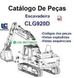 Catálogo de Peças LiuGong - CLG920D - Escavadeira
