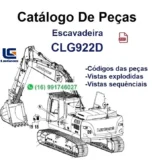 Catálogo de Peças LiuGong - CLG922D - Escavadeira