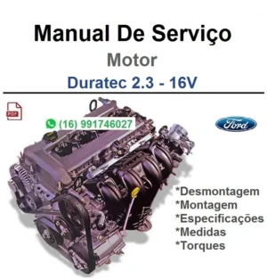 Manual de Serviço Motor Ford Duratec 2.3 - 16V