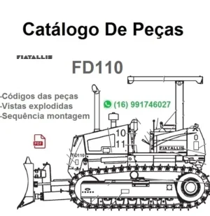 Catálogo de Peças Fiatallis - FD110 - Trator de Esteira