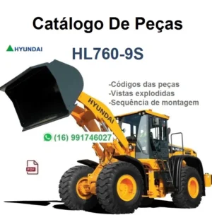 Catálogo de Peças Hyundai - HL760-9S / Carregadeira