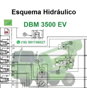 Esquema Hidráulico MERLO - DBM 3500 EV