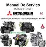 Manual de Serviço Motor Mitsubishi - S6A3 - Diesel