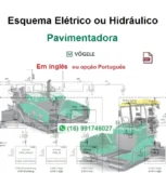 Esquema Elétrico ou Hidráulico Vogele - Vision 5203-2i - Pavimentadora