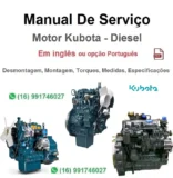Manual de Serviço Motor Kubota - V4702-A / Diesel