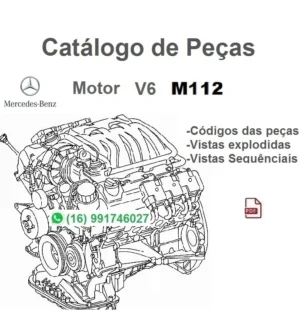 Catálogo De Peças Mercedes Benz - M112 / V6 - Motor