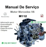 Manual De Serviço Motor M112 - V6 / Mercedes Benz