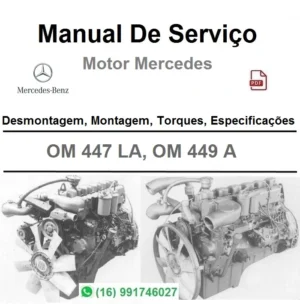 Manual De Serviço Motor OM 447 LA, OM 449 A - Mercedes Benz